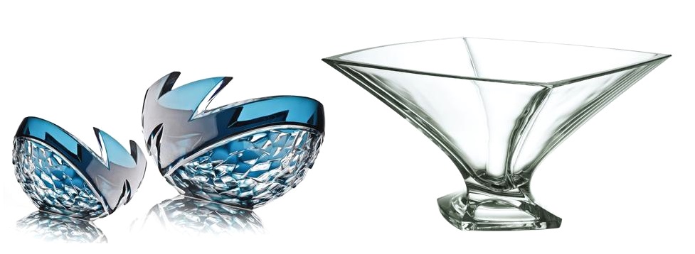 CRYSTAL WATER GLASSES LINES DESIGN ALL BLACK - Bohemia Crystal - Original  crystal from Czech Republic.