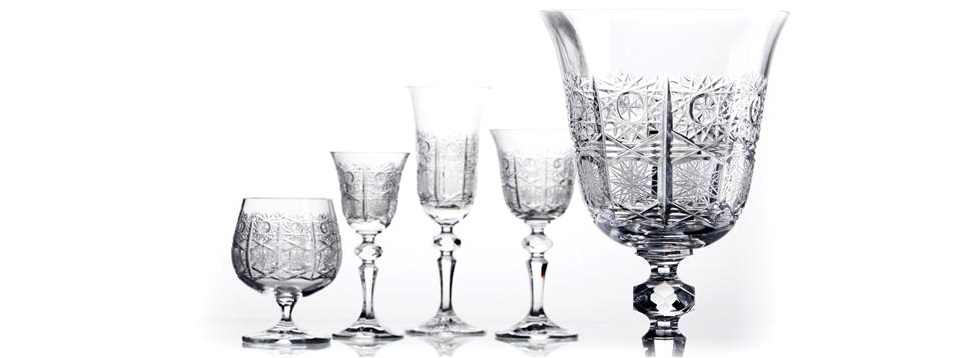 BOHEMIA CRYSTAL CHAMPAGNE GLASSES – GRACE VRF COLLECTION - Bohemia Crystal  - Original crystal from Czech Republic.